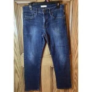 Uniqlo Womens Jeans Blue Size 29 High Rise Denim Cotton Straight Leg